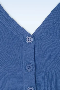 Shela Cropped Vest In Viola Lblauw Vrouwen Vestjes