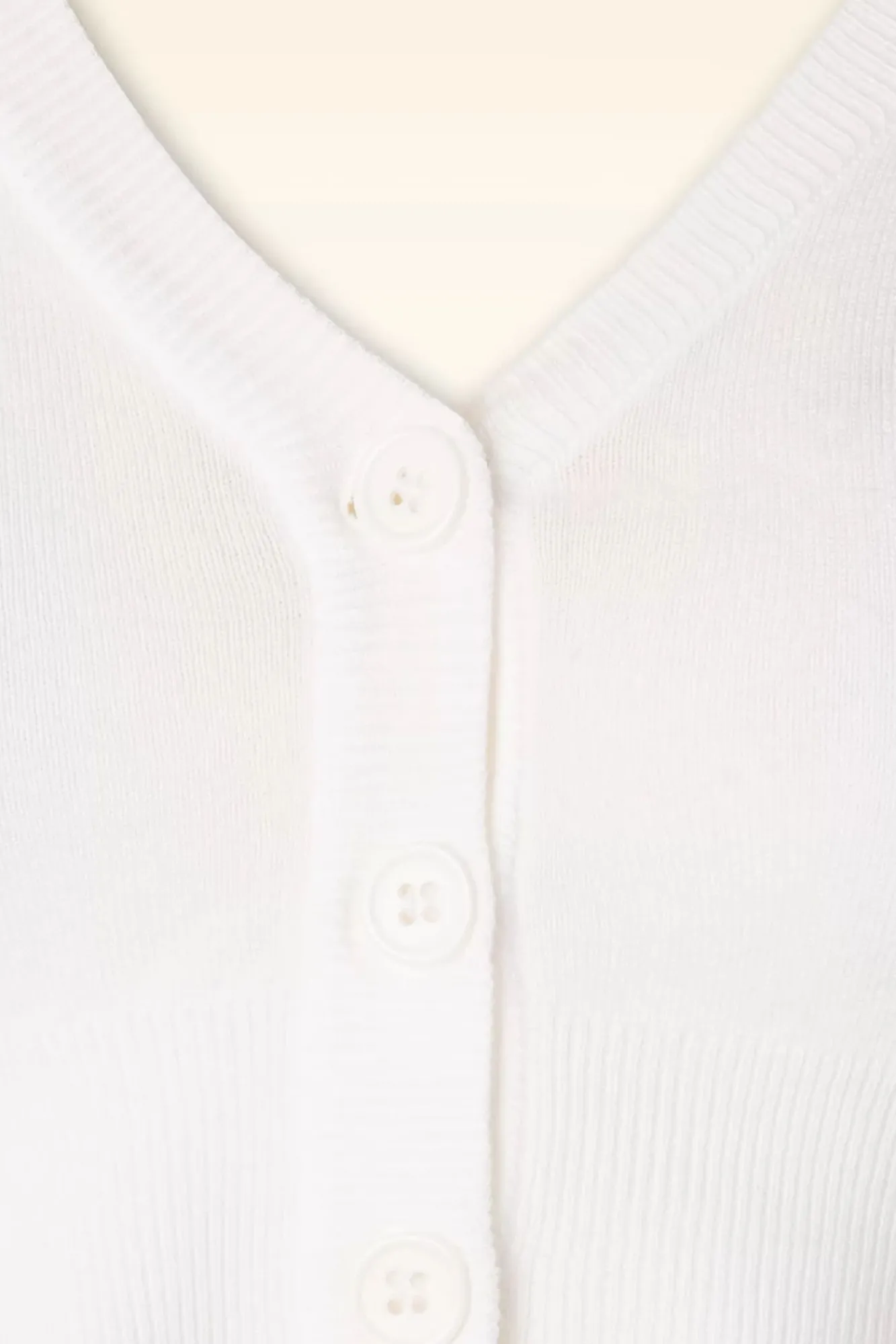 Discount Shela Cropped Vest In Wit Vrouwen Vestjes