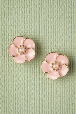 New Small Rose Oorstekers In Zacht Roze Vrouwen Sieraden