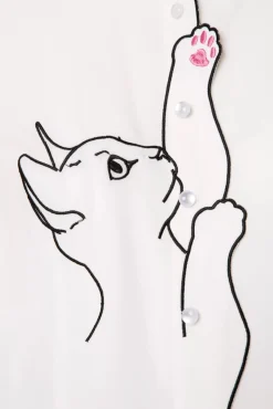 New Snow Bird Blouse In Ivoorwit Vrouwen Blouses