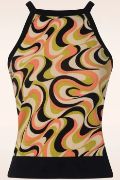 New Sofie Manic Top In Spring Geel Vrouwen Tops