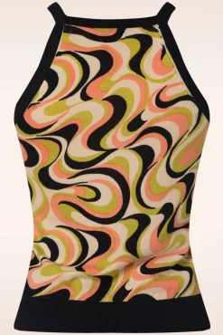 New Sofie Manic Top In Spring Geel Vrouwen Tops