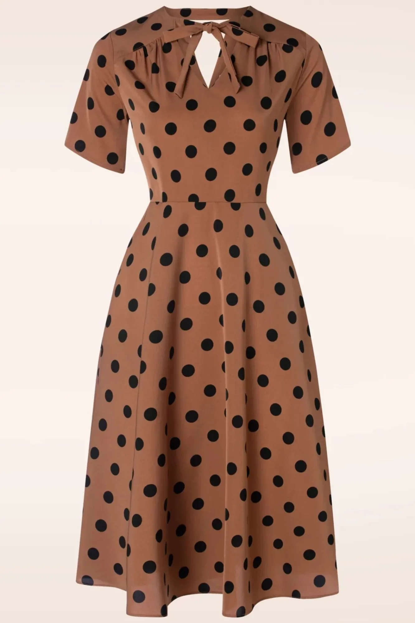 Sale Spot Set Sail Swing Jurk In Bruin Vrouwen Swing Jurken