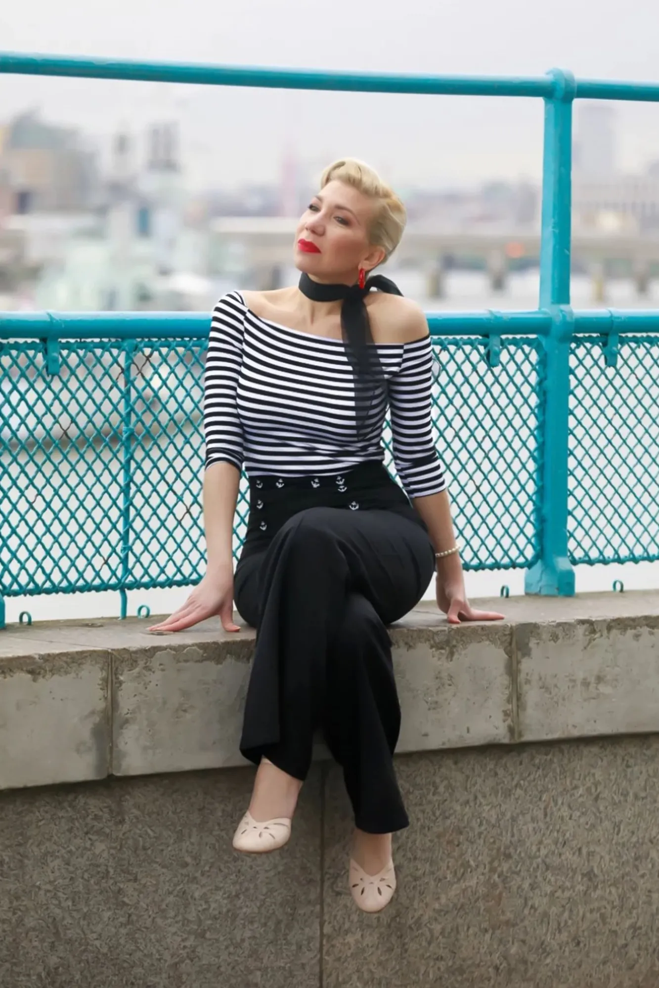 Best Stay Awhile Broek In Zwart Vrouwen Broeken