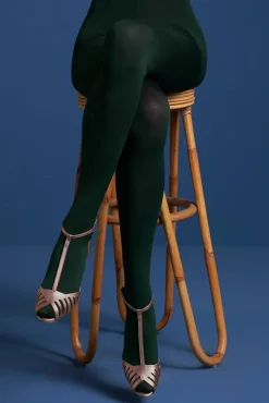 Stevige Panty In Dennengroen Vrouwen Panty's