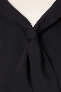 Outlet Summer Ahoy Blouse In Zwart Vrouwen Blouses