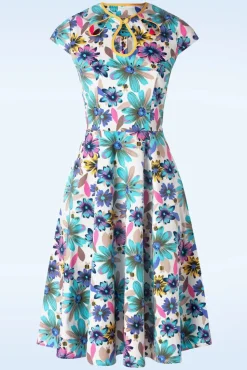 Discount Summer Bee Swing Jurk In Wit Vrouwen Plus Size Jurken