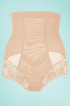 Clearance Supercontroleslip In Latte Vrouwen Shapewear