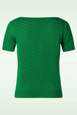Discount Suzie Boothals Top In Groen Vrouwen Truitjes