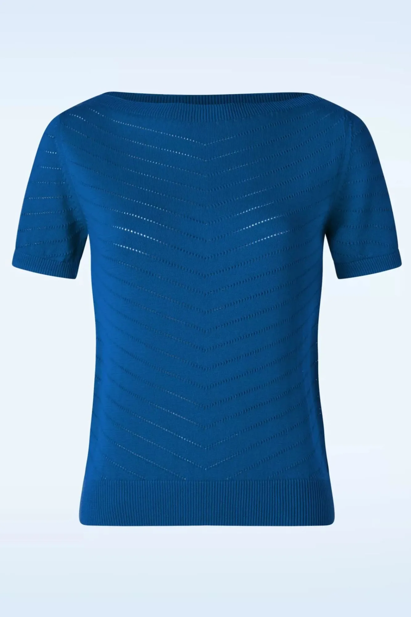 Suzie Boothals Top In Koningsblauw Vrouwen Truitjes