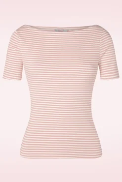 Sale Sweet Candy Jersey Top In Blush Roze Vrouwen T-Shirts