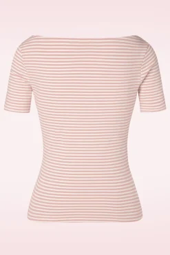 Sale Sweet Candy Jersey Top In Blush Roze Vrouwen T-Shirts
