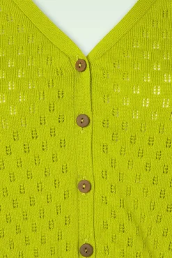 Clearance Sweet Petite Cardigan Traditional In Groen Vrouwen Vestjes