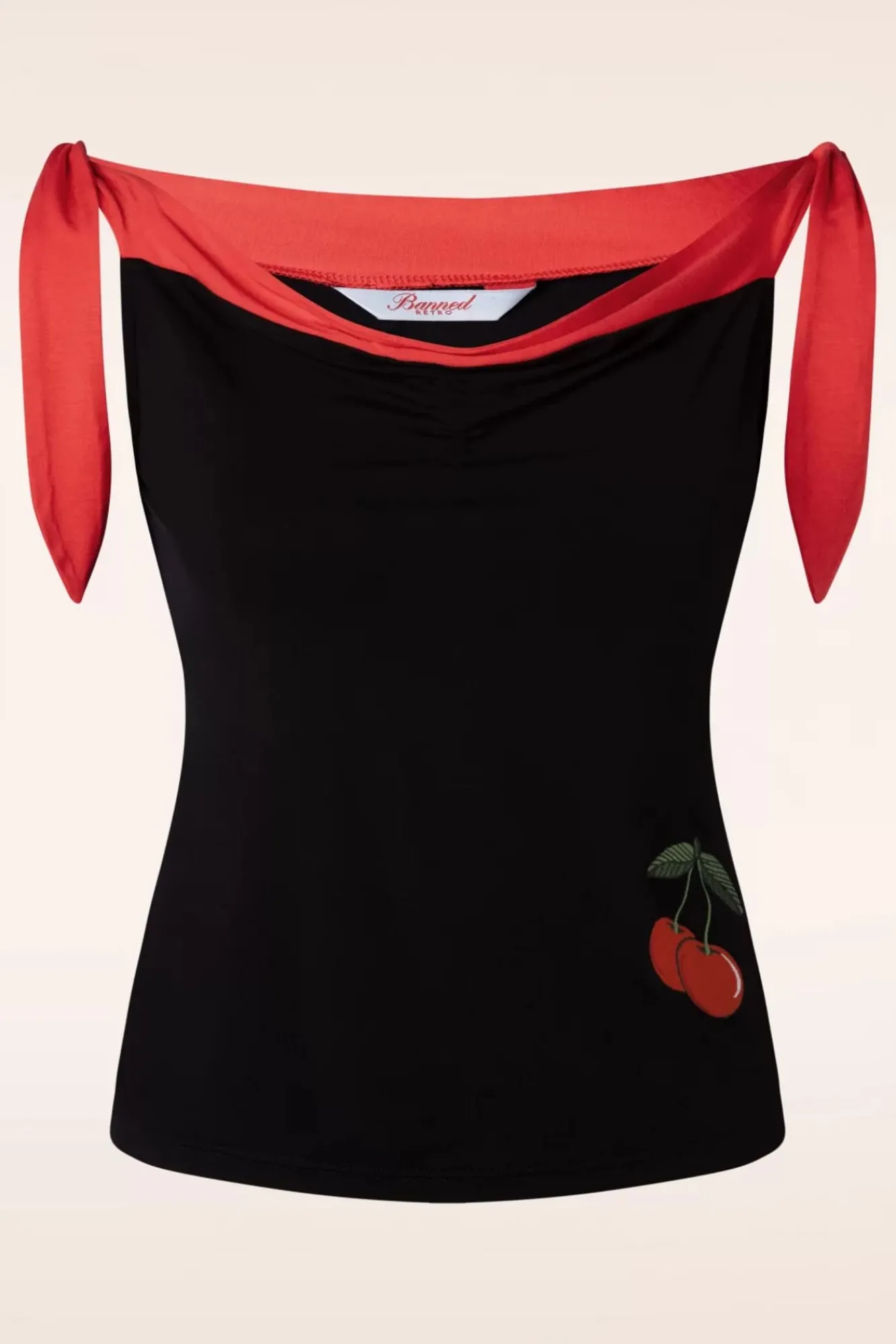 Sweet Summer Top In Zwart En Rood Vrouwen Tops