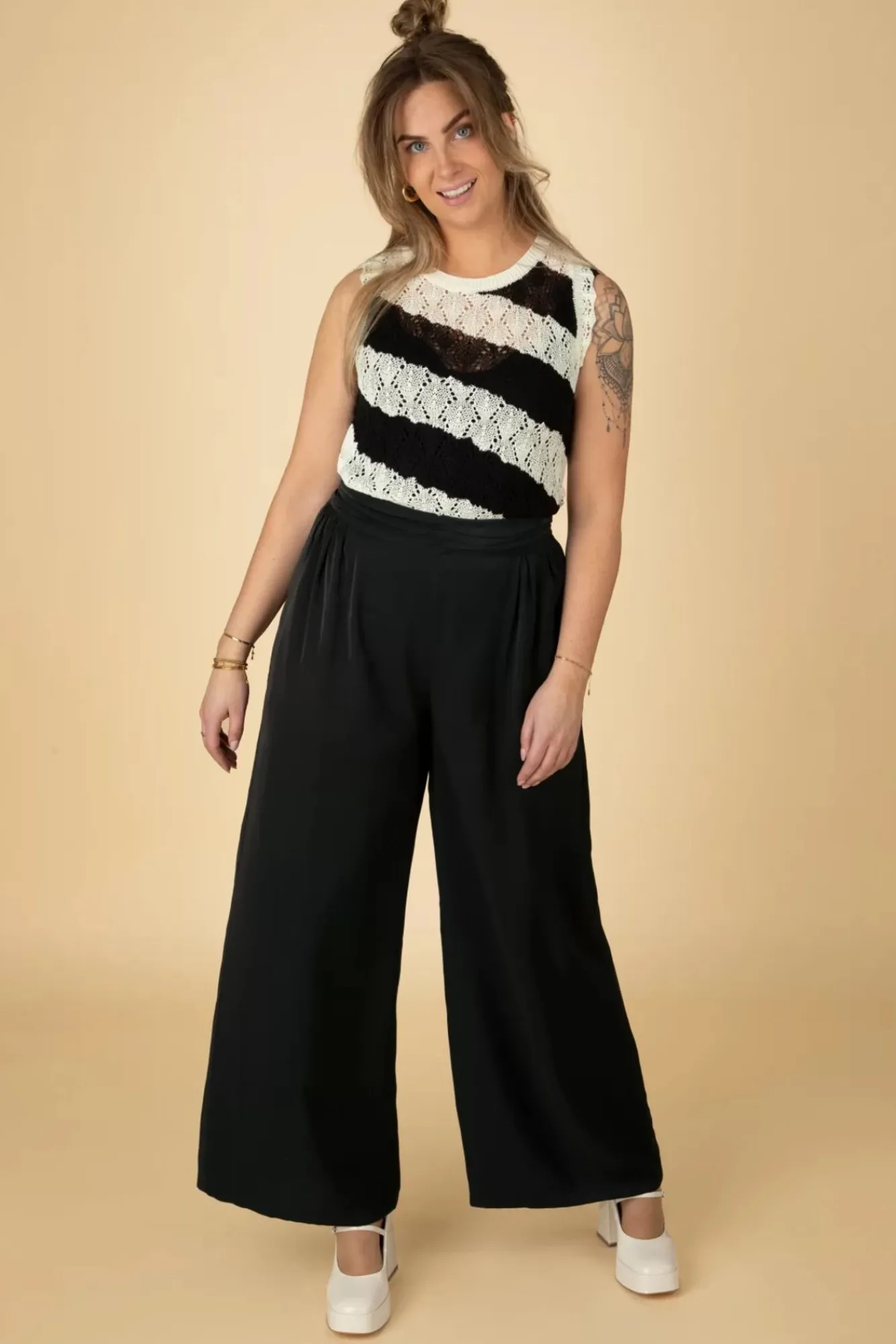 Online Swish Pantalon In Zwart Vrouwen Broeken