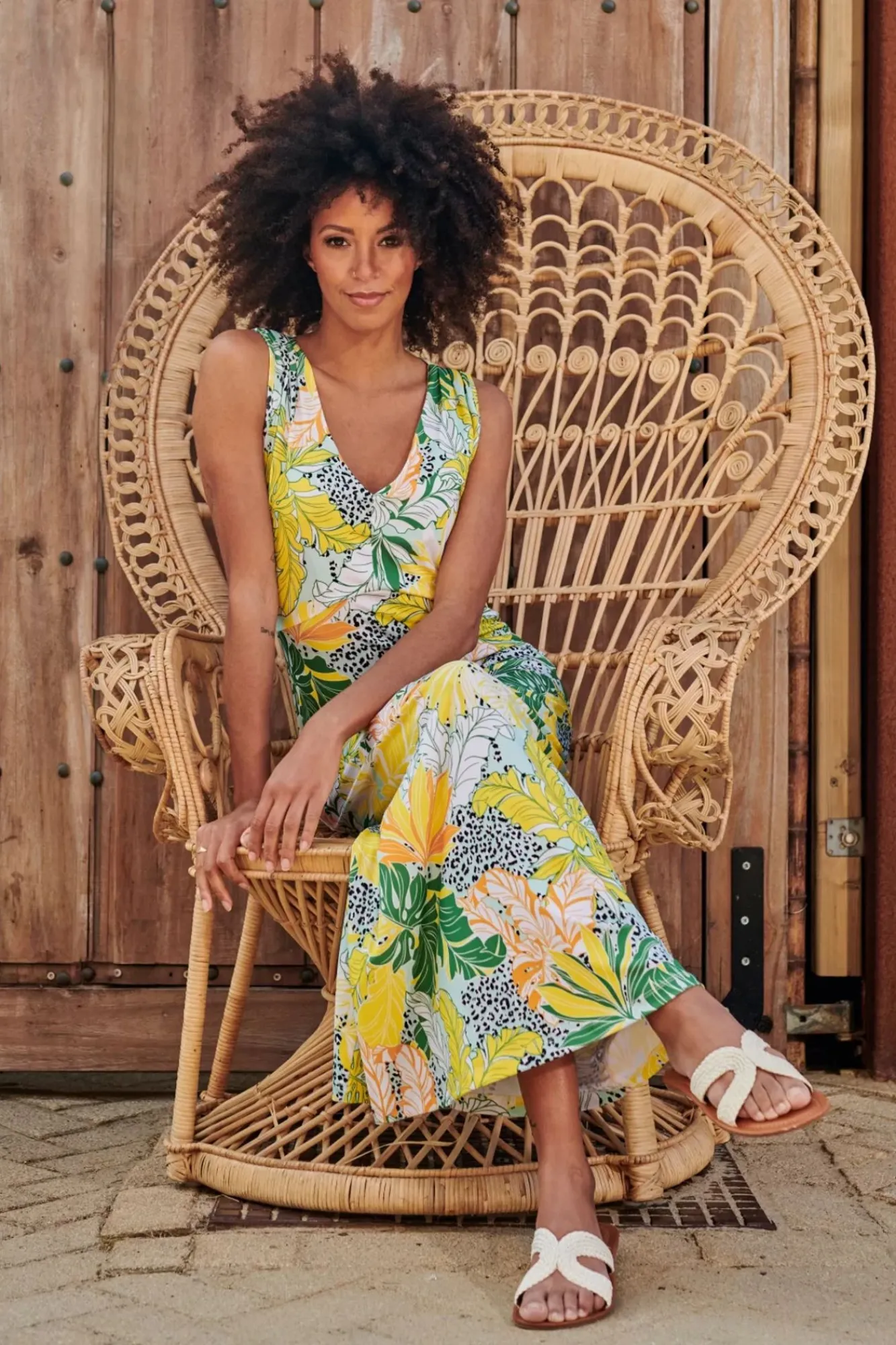 New Tasia Tropische Maxi Jurk In Multi Vrouwen Maxi Jurken