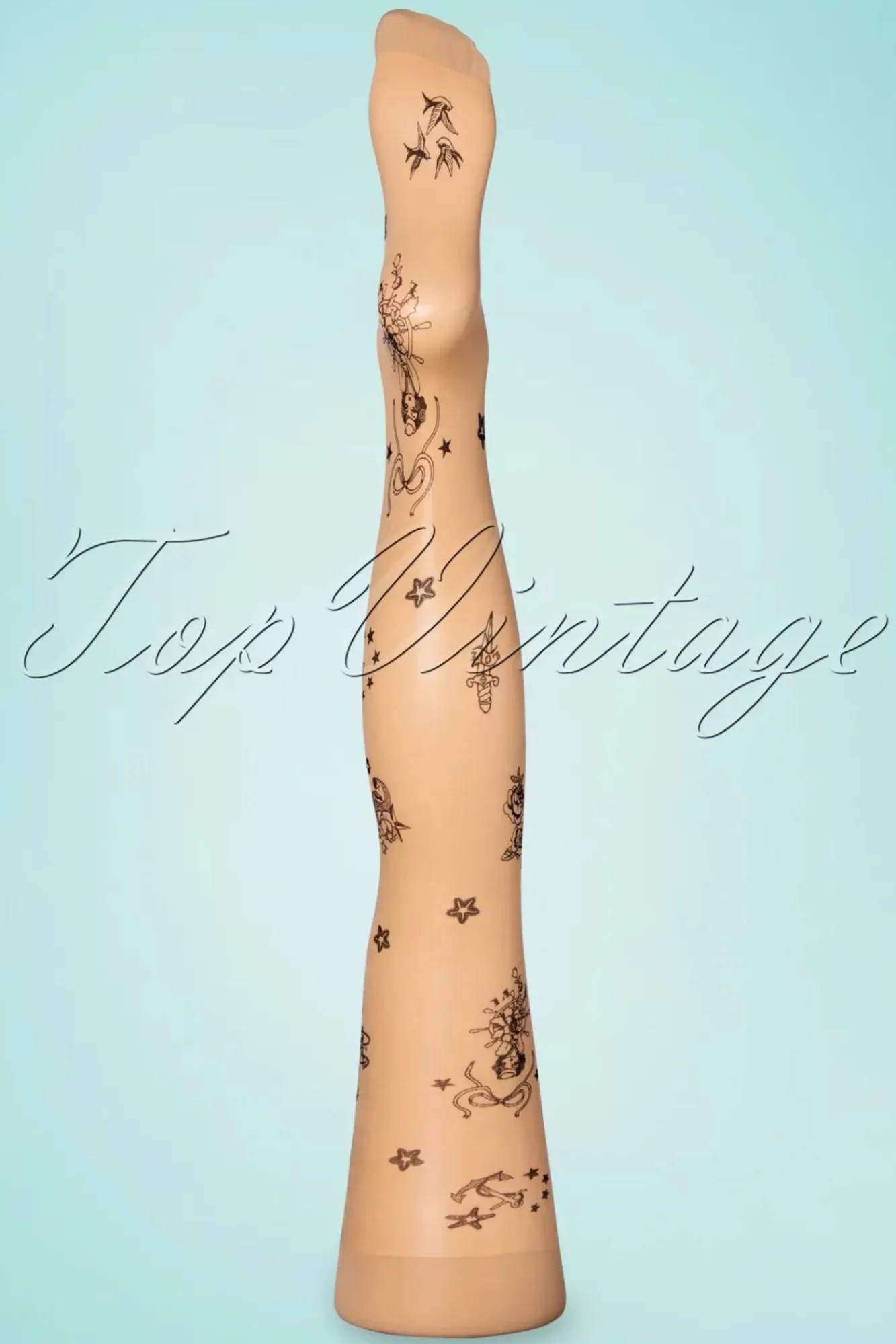 New Tattoo Sailor Girl Panty In Neutraal Vrouwen Panty's