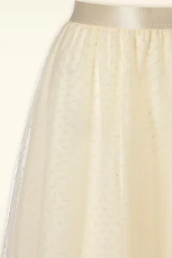 Clearance Taylor Tule Rok In Gebroken Wit Vrouwen Rokken