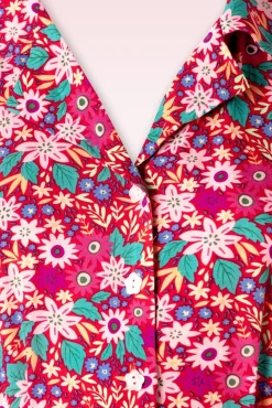 Discount Tea Party Jurk In Rood En Multi Vrouwen Plus Size Jurken