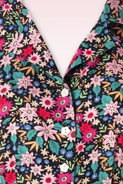 Discount Tea Party Jurk In Zwart En Multi Vrouwen Plus Size Jurken