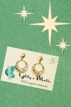 Online Teeny Kleine Oorringen In Donkergroen Vrouwen Sieraden