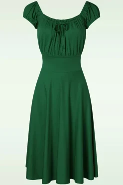 Best Tessy Swingjurk In Bosgroen Vrouwen Plus Size Jurken