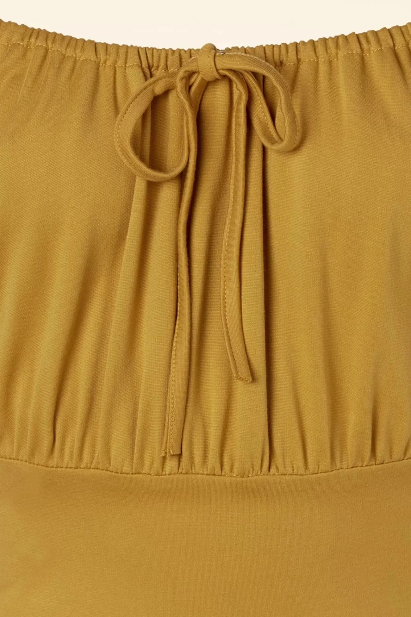 Sale Tessy Swingjurk In Mosterdgeel Vrouwen Effen Jurken