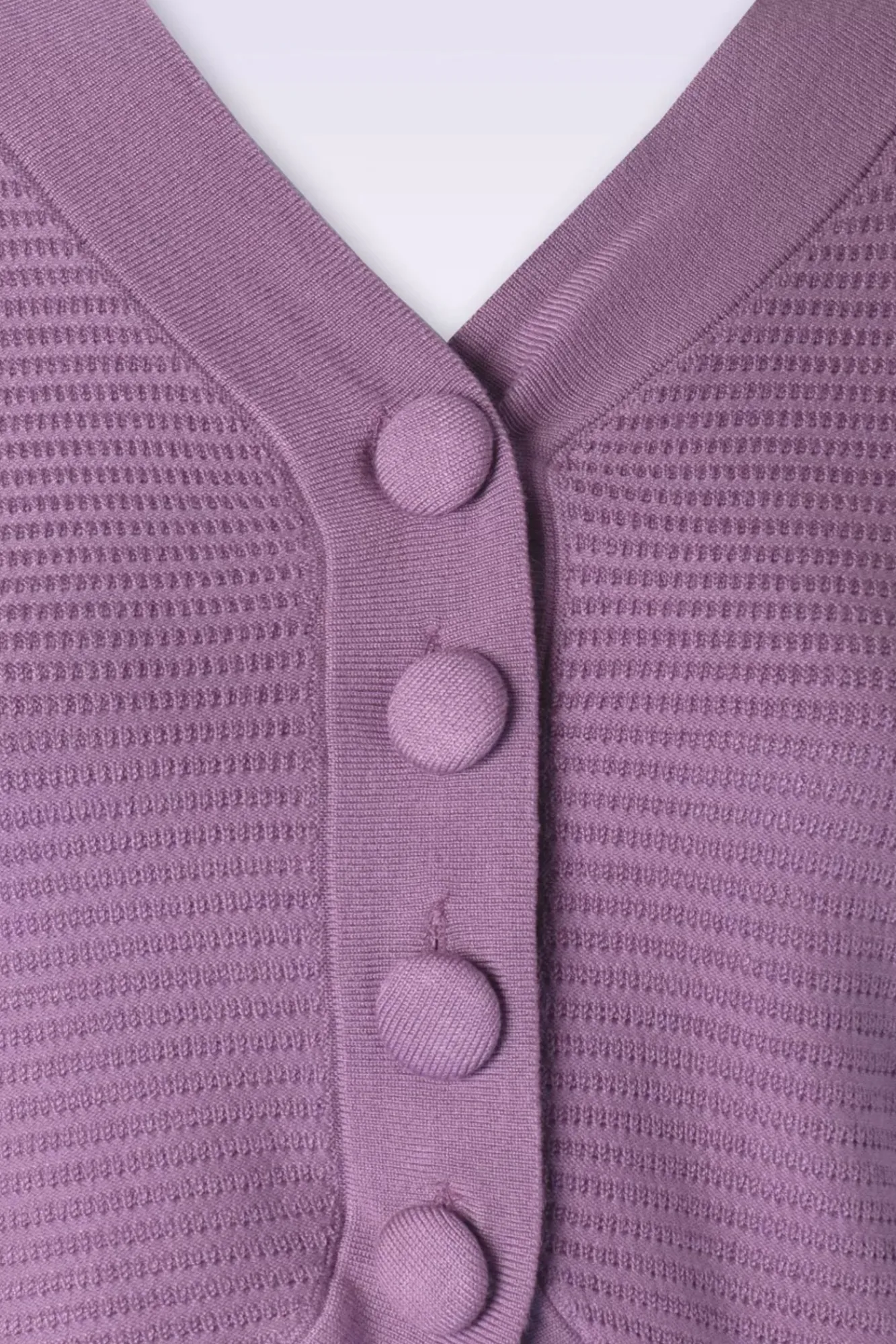 Best Textured Knit Crop Cardigan In Lila Vrouwen Vestjes