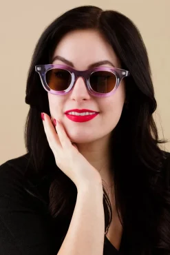 Clearance That Girl Zonnebril In Lilapaars Vrouwen Zonnebrillen