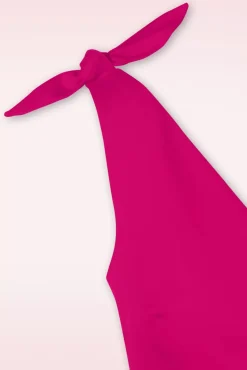 Outlet The Harper Swing Jurk In Telemagenta Roze Vrouwen Effen Jurken