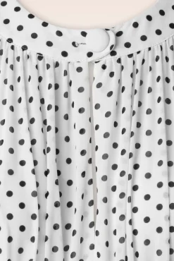 Outlet The Maria Grazia Swing Jurk In Zwart En Wit Vrouwen Swing Jurken