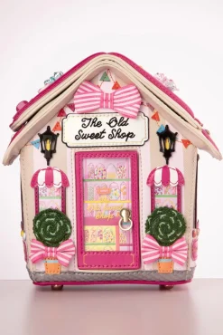 Discount The Old Sweet Shop House Handtas In Roze Vrouwen Tassen