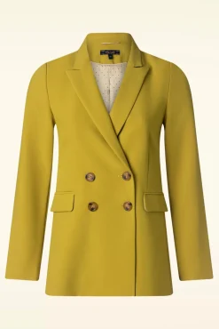 Sale Tina Simonet Blazer In Sulphur Geel Vrouwen Jassen