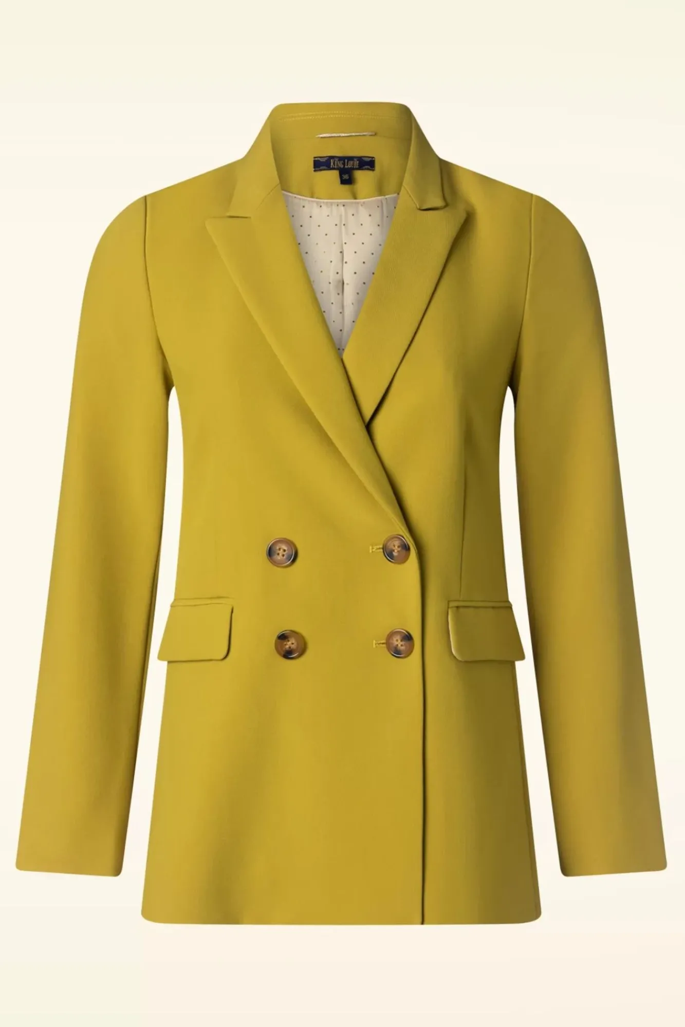 Sale Tina Simonet Blazer In Sulphur Geel Vrouwen Jassen