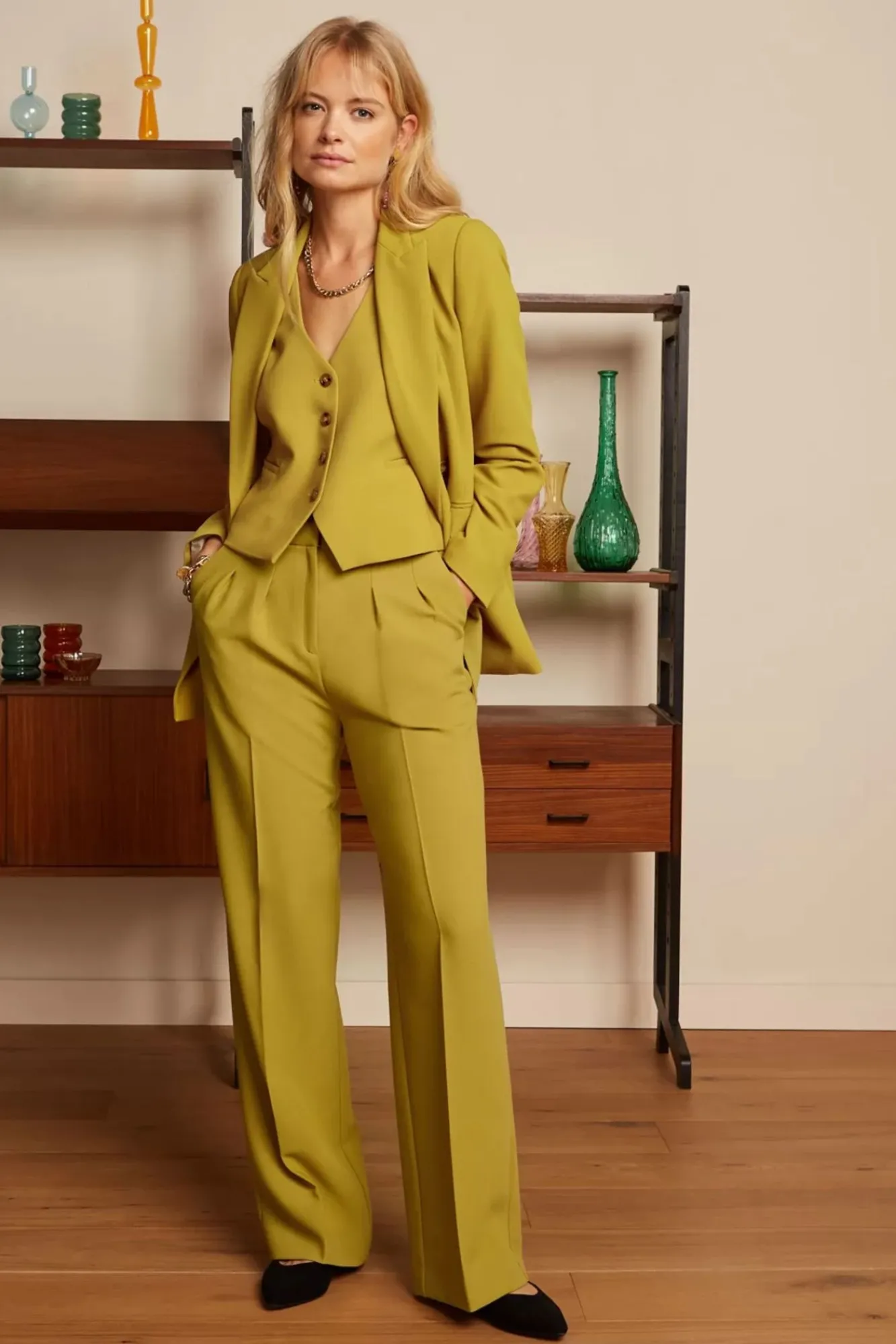 Sale Tina Simonet Blazer In Sulphur Geel Vrouwen Jassen