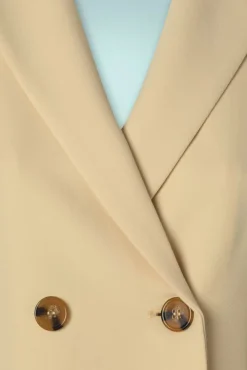 New Tina Simonet Blazer In Vanillecreme Vrouwen Jassen