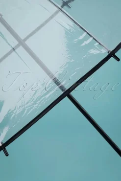 New Transparante Koepelparaplu In Zwart Vrouwen Paraplu's