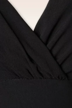 Online Trixie Doll Swing Jurk In Zwart Vrouwen Effen Jurken