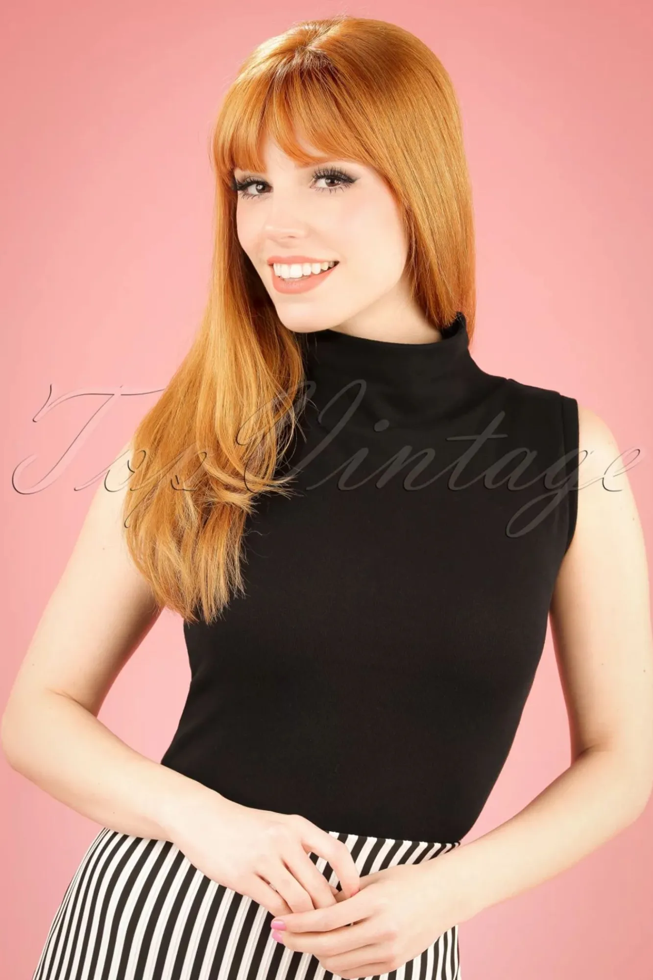 Hot Trixie-Topje In Zwart Vrouwen Tops