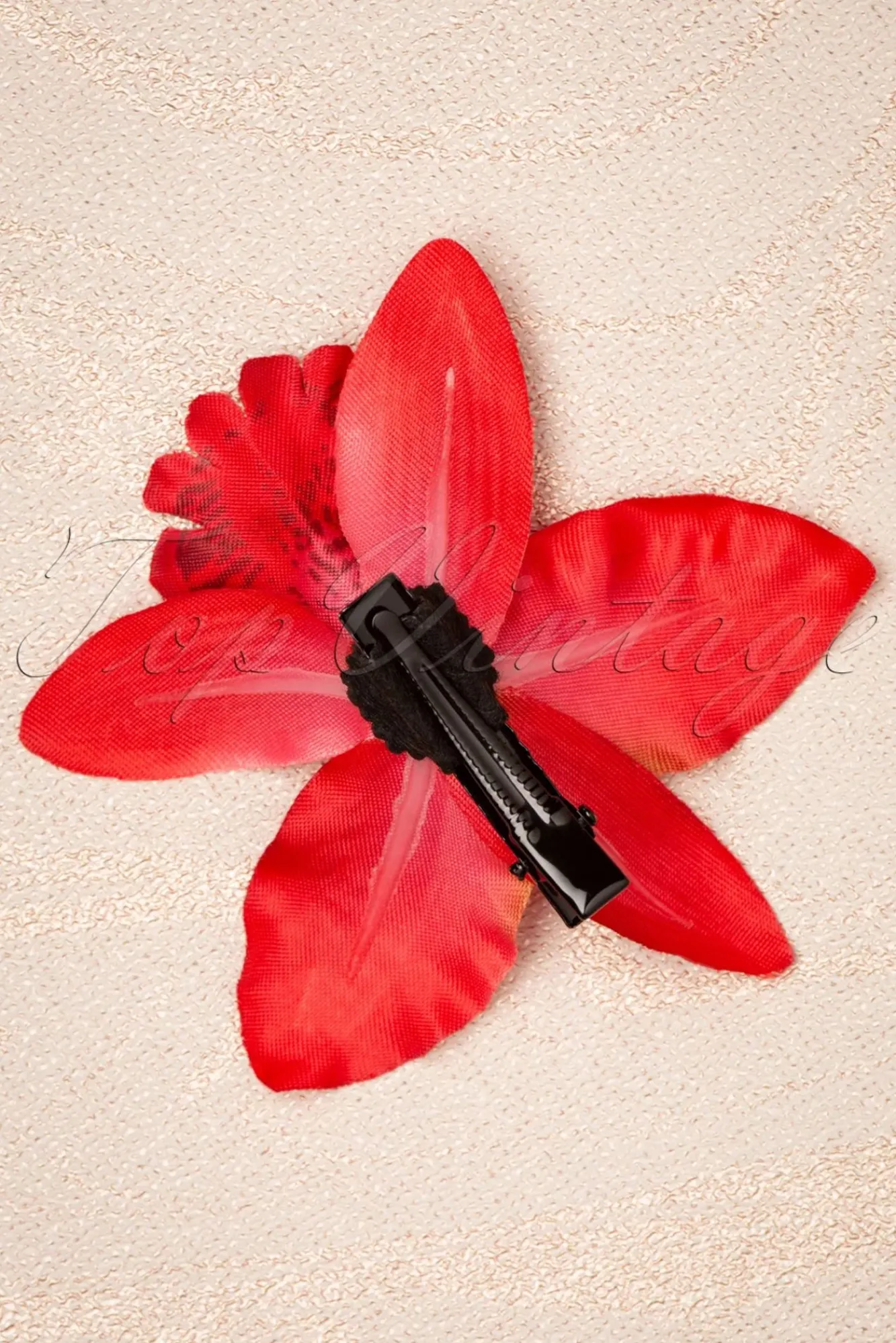 Best Tropical Vibes Haarbloemclip In Rood Vrouwen Haaraccessoires