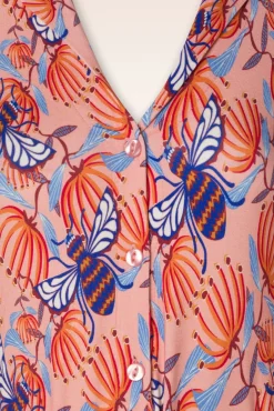 Tulsa Jurk In Bee And Orchid Vrouwen Plus Size Jurken