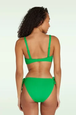 Clearance Twisted Bikinitop In Bright Green Relief Vrouwen Bikini's