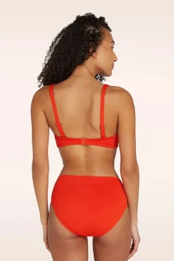 Twisted Bikinitop In Zomers Rood Vrouwen Bikini's