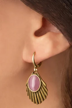 Outlet Venus Oorbellen In Poederroze Vrouwen Sieraden