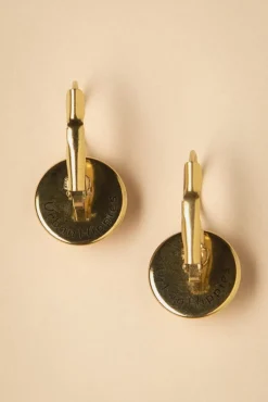 Best Vergulde Dot Oorbellen In Ivoor Vrouwen Sieraden