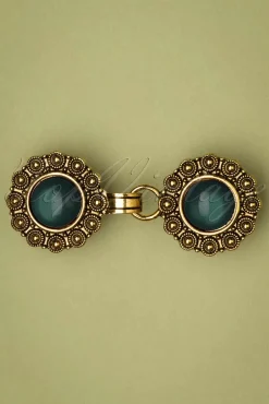 Sale Vestclips In Goud En Dennenhout Vrouwen Sieraden