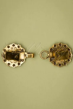 Sale Vestclips In Goud En Dennenhout Vrouwen Sieraden