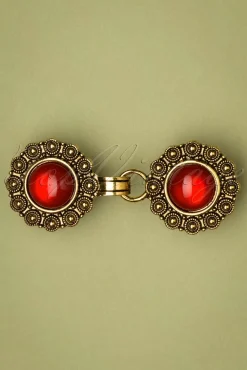 Hot Vestclips In Goud En Rood Vrouwen Sieraden