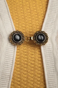 Vestclips In Goud En Zwart Vrouwen Sieraden