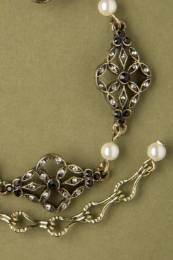 Victoriaanse Filigraan Armband In Zwart Vrouwen Sieraden